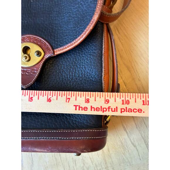 Vintage Dooney & Bourke All Weather Leather Crossbody Bag USA 80s 90s Equestrian - Picture 10 of 16